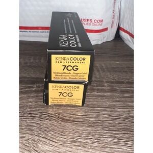 Kenra Color Demi Permanent Hair Color 7CG Medium Blonde Copper Gold hair care